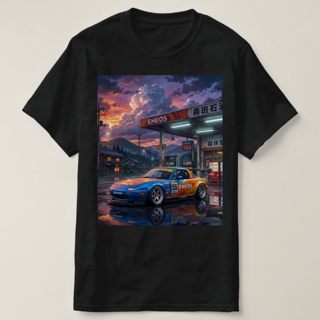 Camiseta Coche de Turismo Mazda MX-5 Miata (Diseño del anverso)