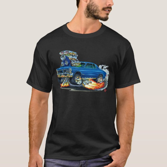 Camiseta Coche del azul de 1965 GTO (Anverso)