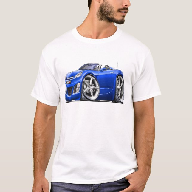 Camiseta Coche del azul de cielo (Anverso)