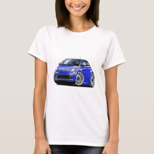Camiseta Coche del azul de Fiat 500