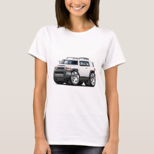 Camiseta Coche del blanco del crucero de FJ