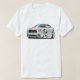 Camiseta Coche del blanco del RT del cargador de Dodge (Diseño del anverso)