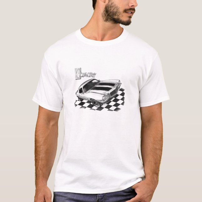 Camiseta Coche del músculo de Camaro de K.A.R. Tease (Anverso)