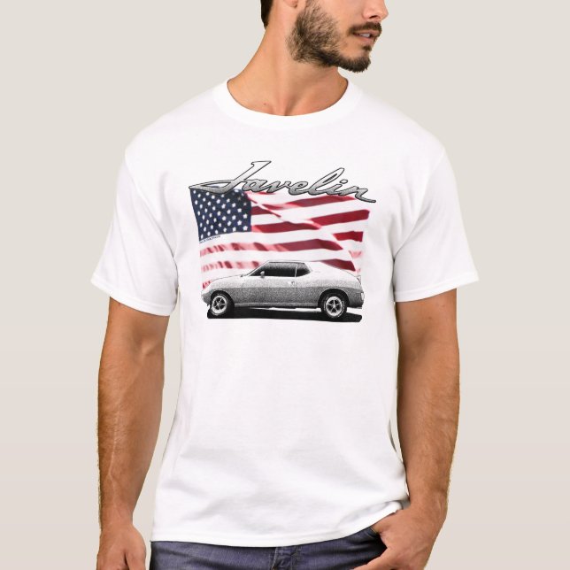 Camiseta Coche del músculo de la jabalina AMX (Anverso)
