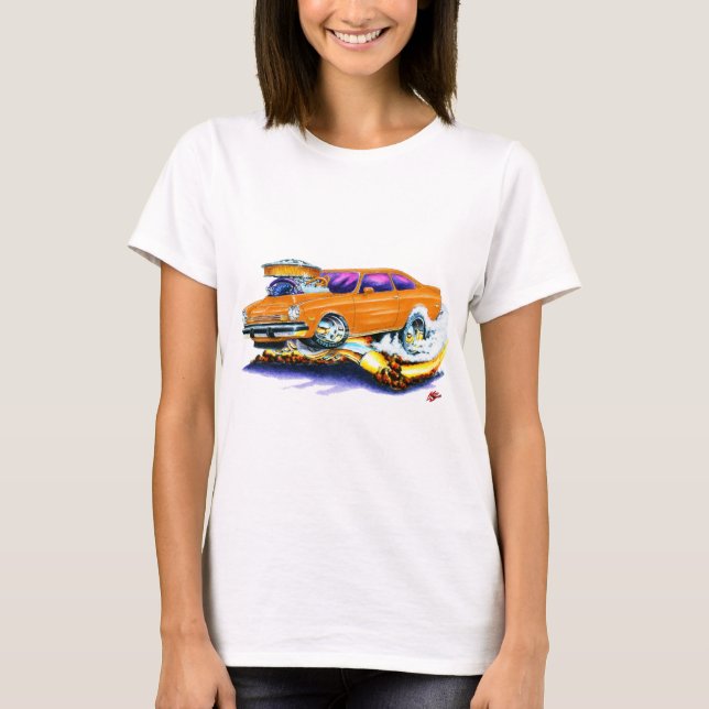 Camiseta Coche del naranja de Chevy Vega (Anverso)