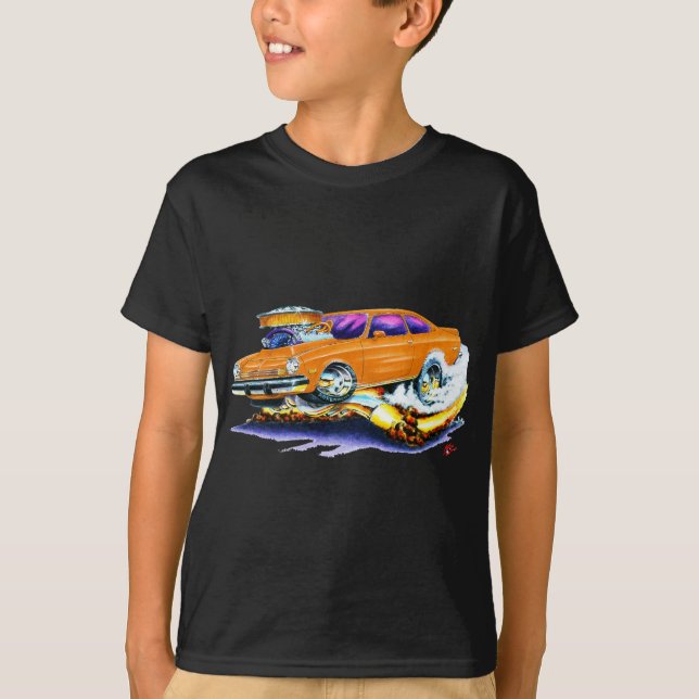 Camiseta Coche del naranja de Chevy Vega (Anverso)