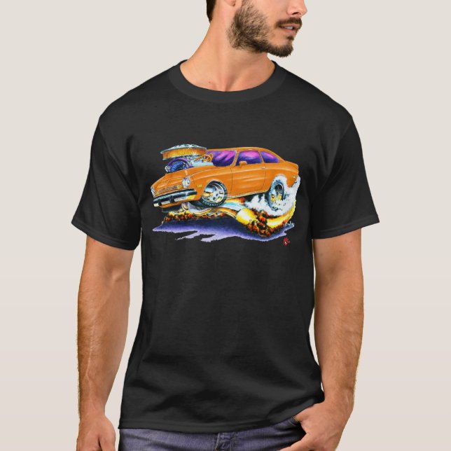 Camiseta Coche del naranja de Chevy Vega (Anverso)