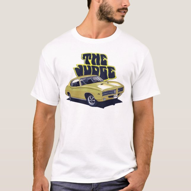 Camiseta Coche del oro del juez de 1969 GTO (Anverso)