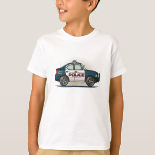 Camiseta Coche del poli del coche del interceptor de la