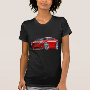 Camiseta Coche del rojo de Daytona del cargador de Dodge