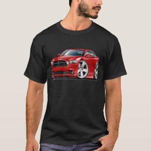 Camiseta Coche del rojo del RT del cargador de Dodge