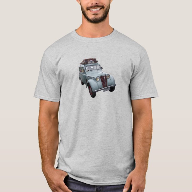 Camiseta Coche del vintage (Anverso)