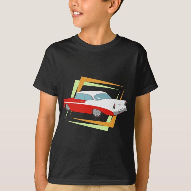 Camiseta Coche del vintage (Anverso)