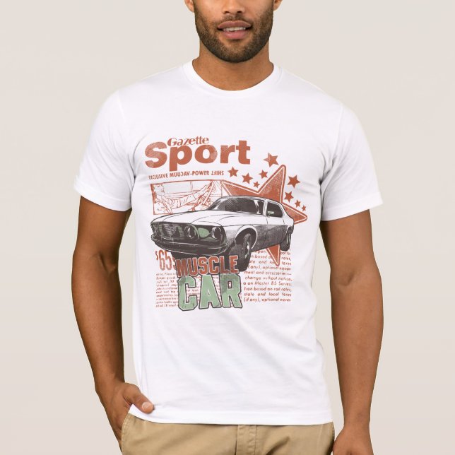 Camiseta Coche deportivo (Anverso)