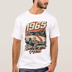 Camiseta Coche deportivo clásico europeo de motor trasero b