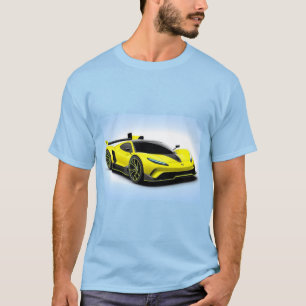 Camiseta Coche deportivo con diseño elegante y estética mod