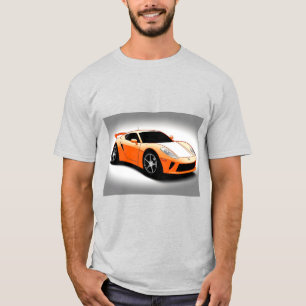 Camiseta Coche deportivo con diseño elegante y estética mod