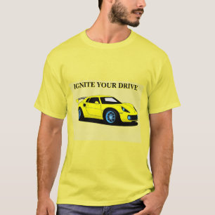 Camiseta Coche deportivo con diseño elegante y estética mod