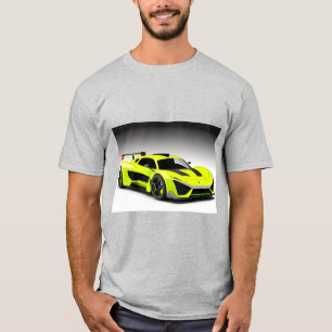 Camiseta Coche deportivo con diseño elegante y estética mod
