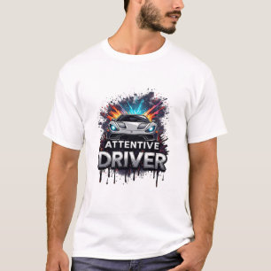 Camiseta Coche deportivo de faros brillantes Arte de veloci