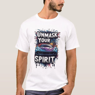 Camiseta Coche deportivo 🏎️ Desenmascara tu espíritu Arte