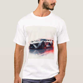 Camiseta Coche deportivo futurista: diseño elegante generad