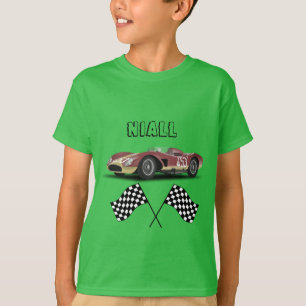 Camiseta Coche deportivo Lime Green Personalizado