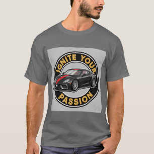 Camiseta Coche deportivo negro