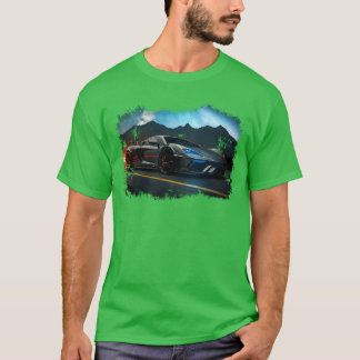 Camiseta Coche deportivo supercoche Eotic concepto cartel e
