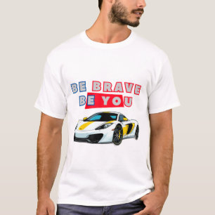 Camiseta Coche deportivo y frase motivacional