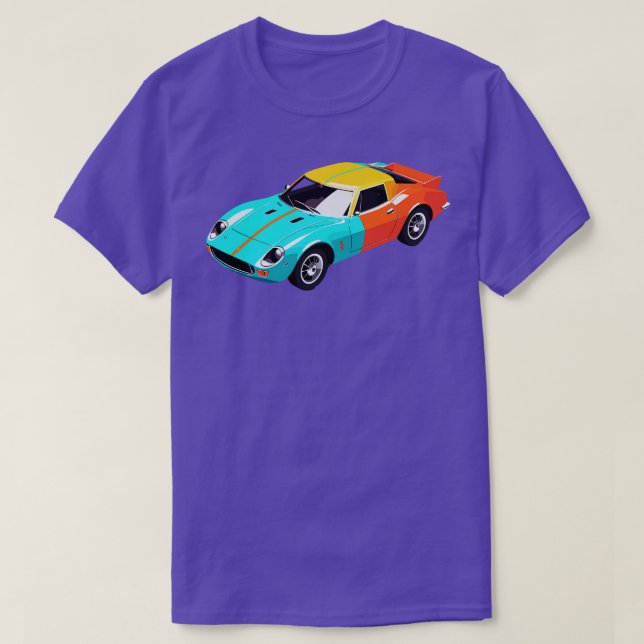 Camiseta Coche diecado (Diseño del anverso)