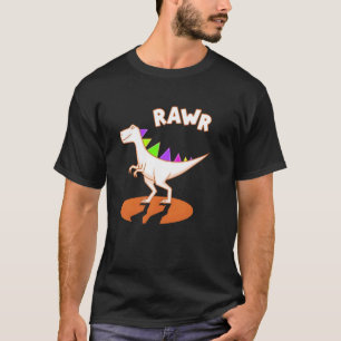 Camiseta Coche Dino Lindo Rugido Dinosaurio Rugiendo Divert