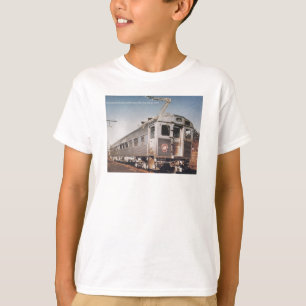 Camiseta Coche eléctrico de Silverliner del ferrocarril de