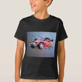 Camiseta Coche estrellado a través de la pared