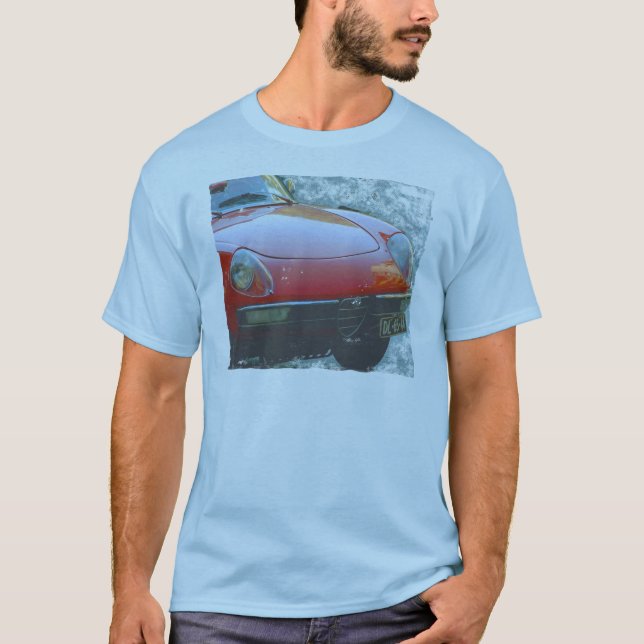 Camiseta Coche europeo fresco Alfa Romeo Spider (Anverso)