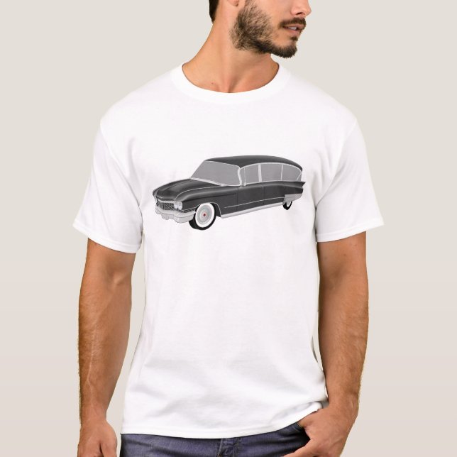Camiseta Coche fúnebre 1960 de Cadillac (Anverso)