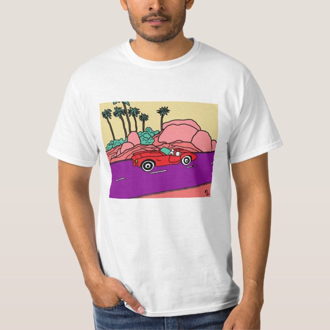 Camiseta Coche funky en Beach Road (Anverso)