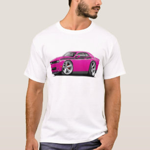 Camiseta Coche Fuschia-Negro 2009-11 del RT del desafiador