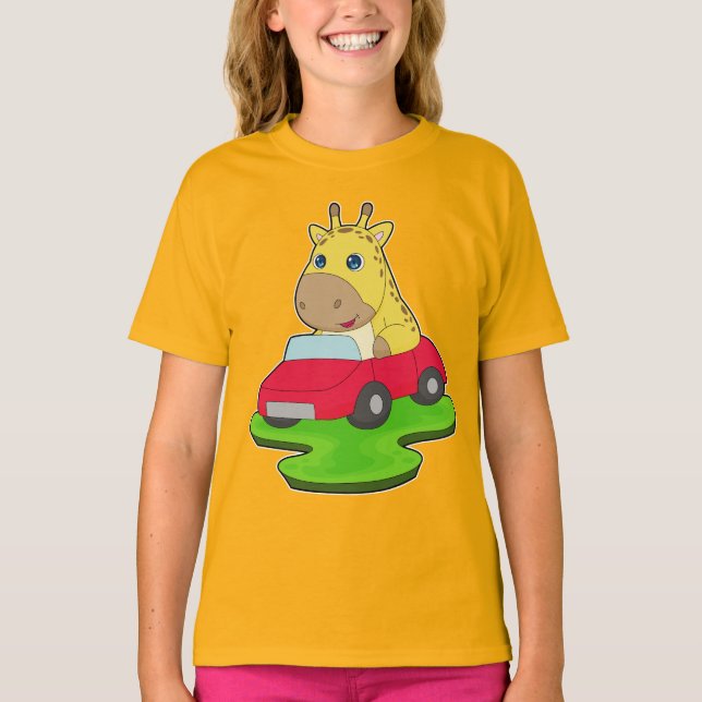 Camiseta Coche Giraffe (Anverso)