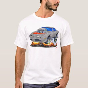 Camiseta Coche Gris-Rojo 1979-81 del transporte