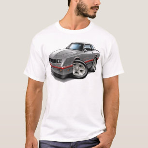 Camiseta Coche Gris-Rojo 1983-88 de Monte Carlo