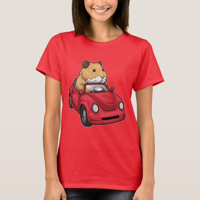 Camiseta Coche Hamster (Anverso)