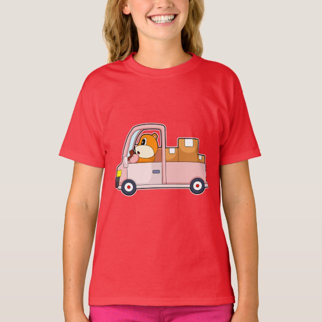 Camiseta Coche Hamster (Anverso)