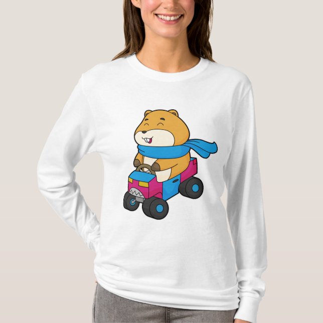 Camiseta Coche Hamster (Anverso)