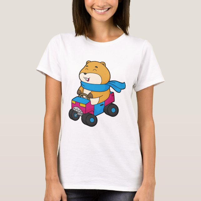 Camiseta Coche Hamster (Anverso)
