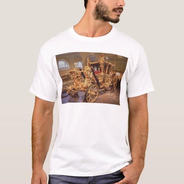Camiseta Coche Londres del estado del oro (Anverso)