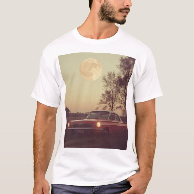 Camiseta coche lunar (Anverso)