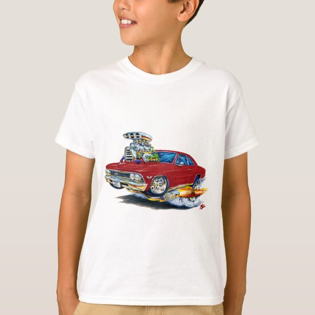 Camiseta Coche marrón 1966 de Chevelle (Anverso)