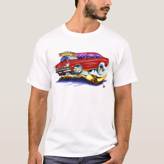 Camiseta Coche marrón de Chevy Vega (Anverso)