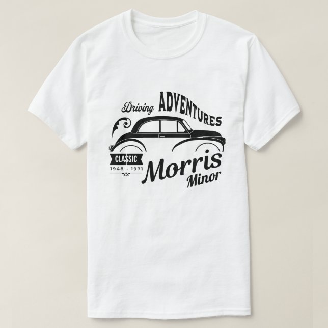 Camiseta Coche Morris Minor Classic (Diseño del anverso)